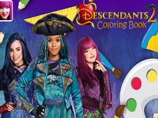 Descendants 2 Coloring Book