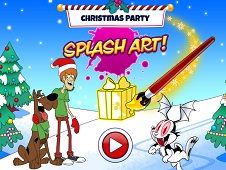Christmas Party Splash Art