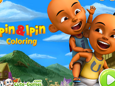 Upin and Ipin Coloring