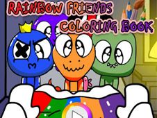 Rainbow Friends Coloring Book