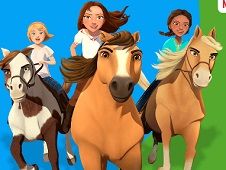 Spirit Riding Free Animated Coloring Book