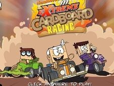 The Loud House Extreme Cardboard Racing